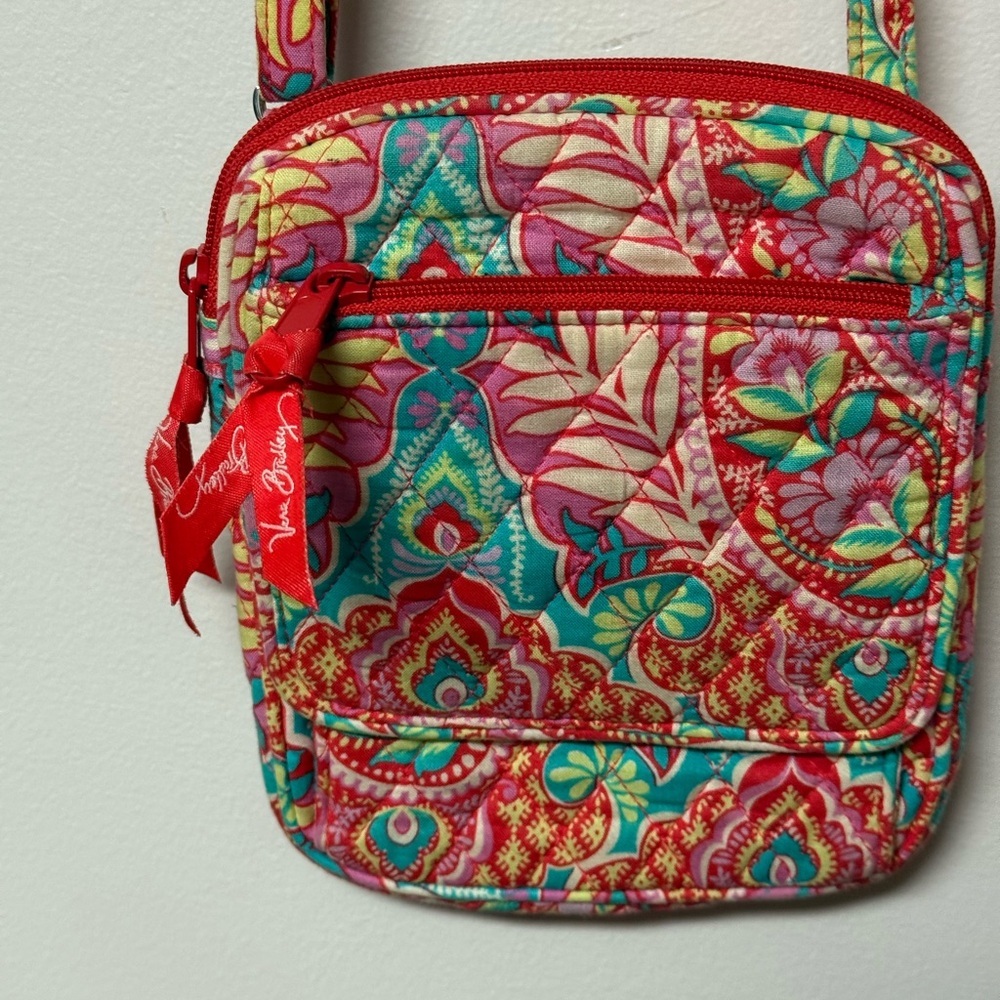 Vera Bradley Mini Hipster crossbody bag Retired Paisley in Paradise pattern
